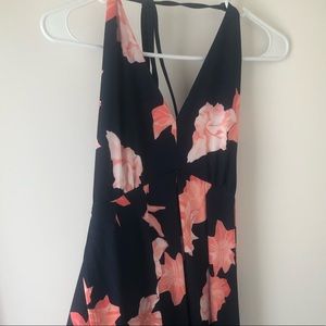 Long maxi flower dress